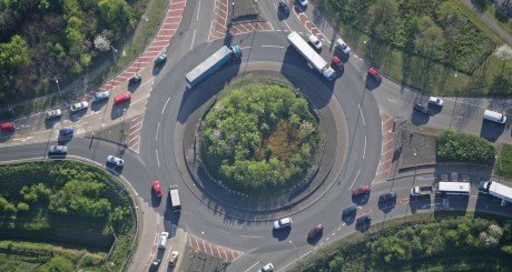 traffic roundabout