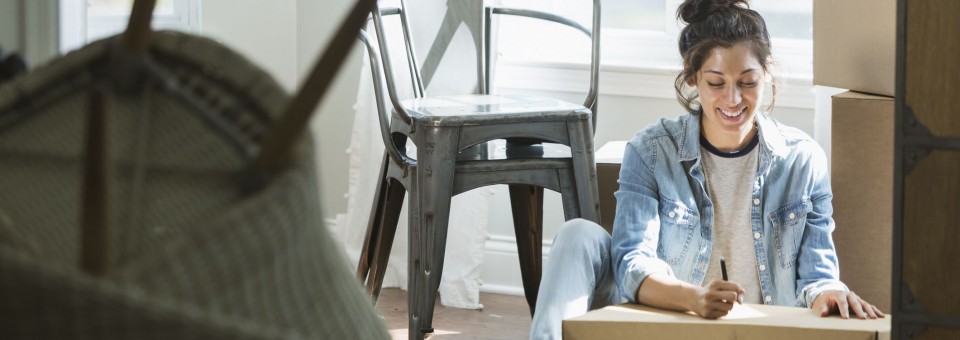 College student in apartment College student in apartment