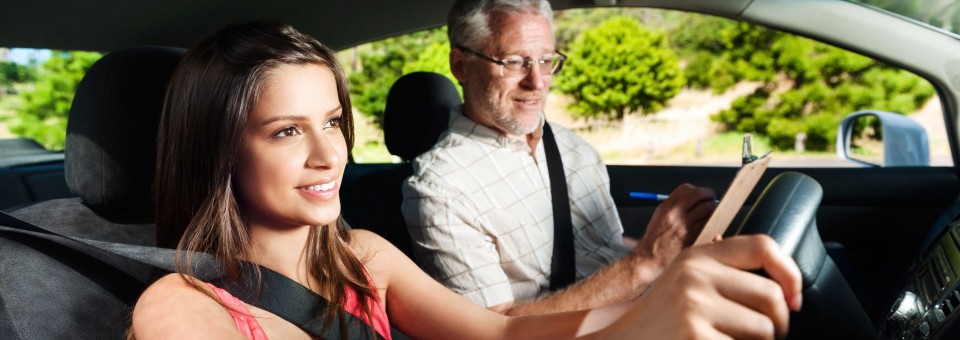 Teen learning how to drive Teen learning how to drive