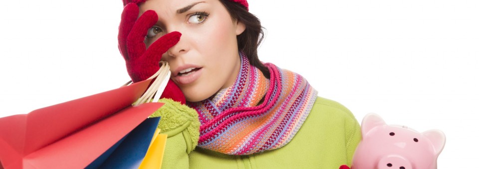 Woman stressed during holidays Stressed Woman during Holidays