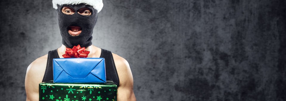 Burglar Holding Presents Burglar Holding Presents