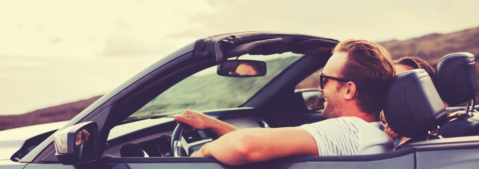 Convertible Cruising Couple couple-in-convertible