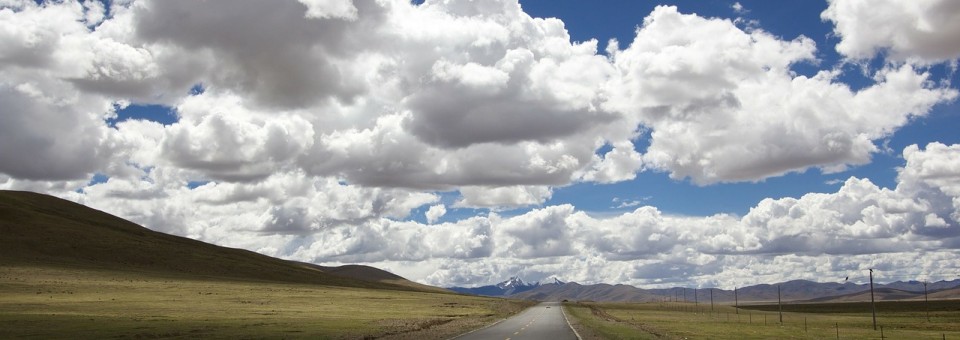Road and Clouds Road and Clouds