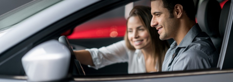 Man Test Driving a New Car customer-test-driving-a-car