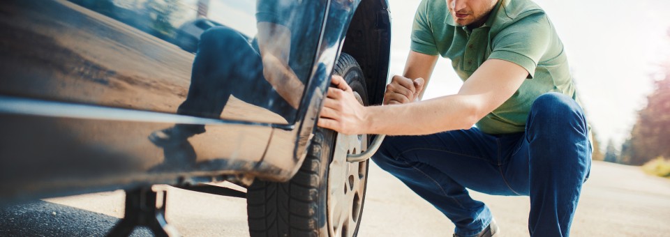 man rotating tire man rotating tire