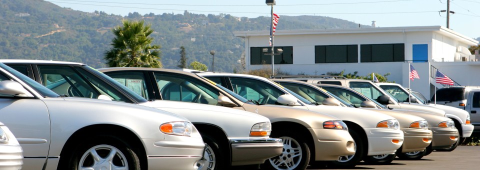 used car lot used car lot
